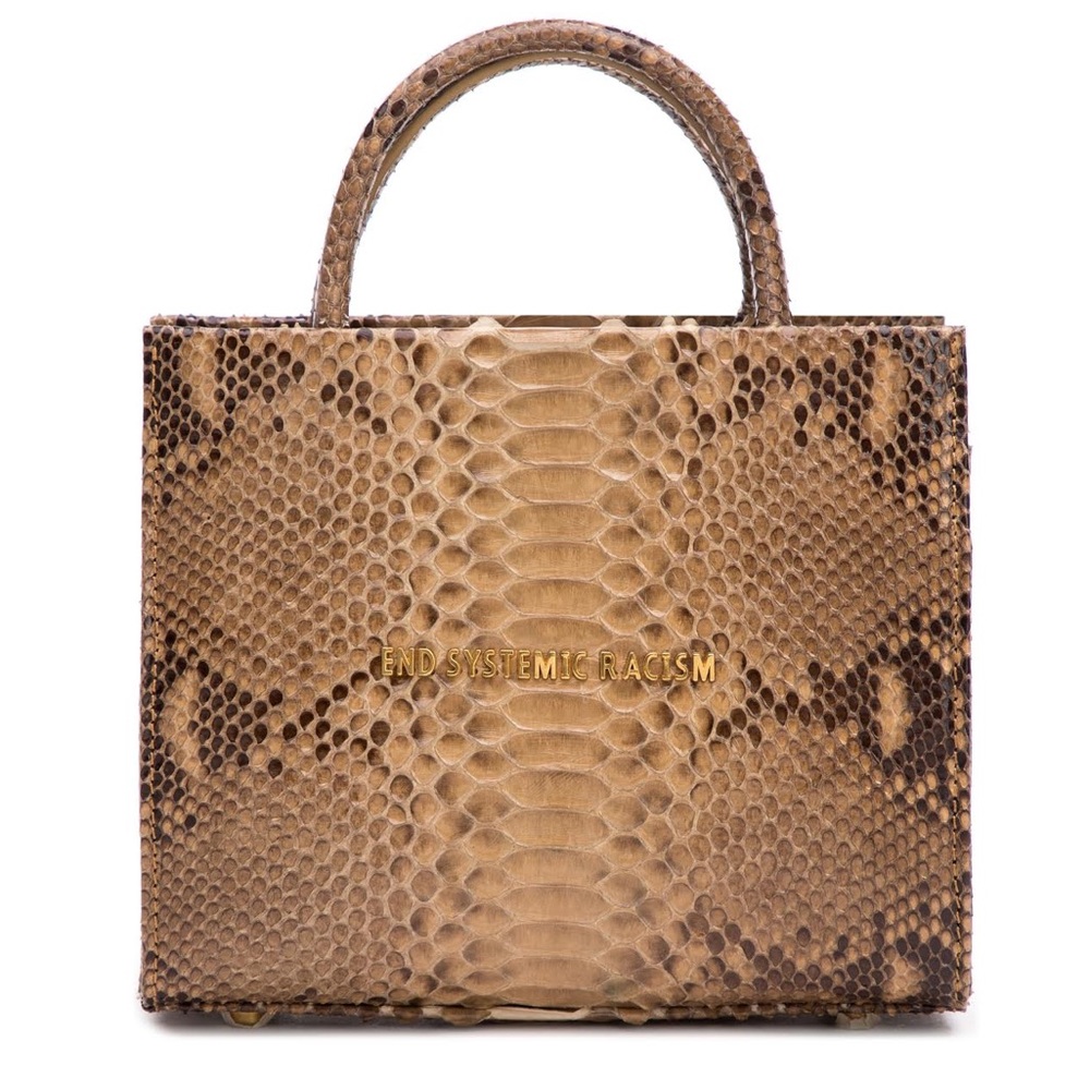 NEW ESR Brown Python Brandon Blackwood Tote *RARE*